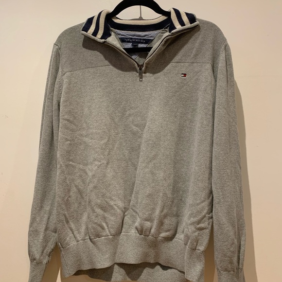 Tommy Hilfiger Collared Quarterzip - Size L - Picture 1 of 3